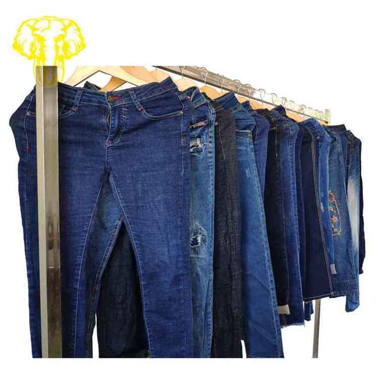 Jeans women second hand thailand supplier used lady clothes