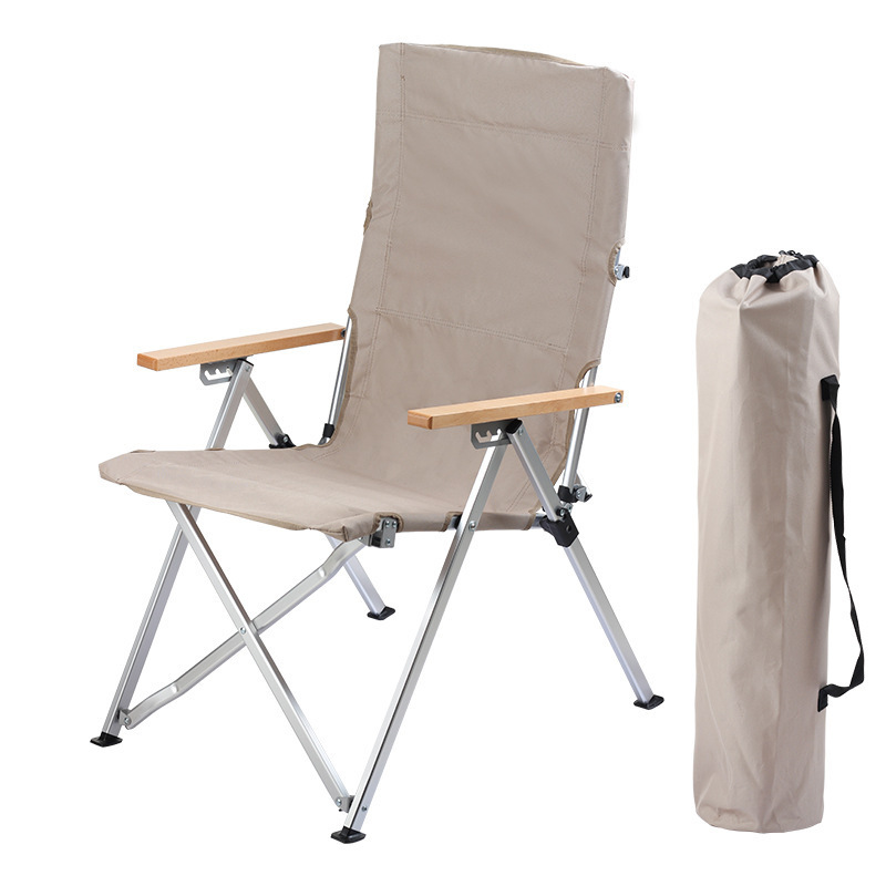 Portable Reckoning Chair Recliner Lift Adjustable Fishing Camping Outdoor Folding Chair