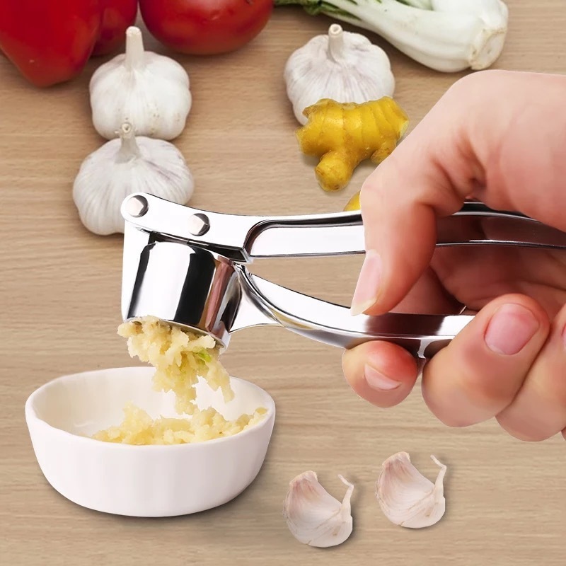 Multi-function Garlic Press Artifact  Ginger Juice Peel Garlic Kitchen Tools Manual Garlic Paste Tool