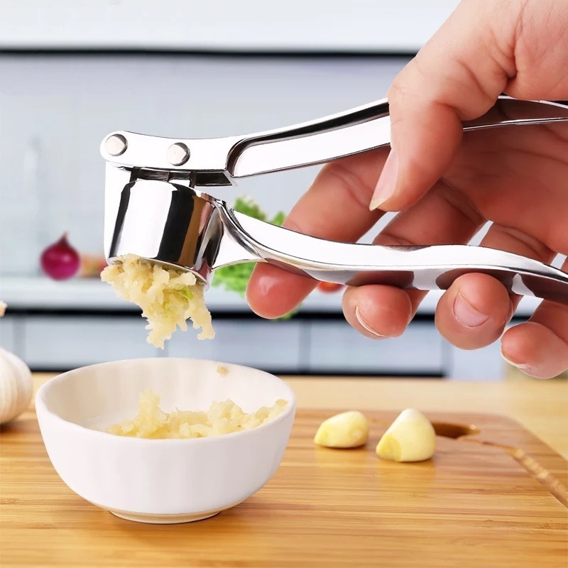 Multi-function Garlic Press Artifact  Ginger Juice Peel Garlic Kitchen Tools Manual Garlic Paste Tool