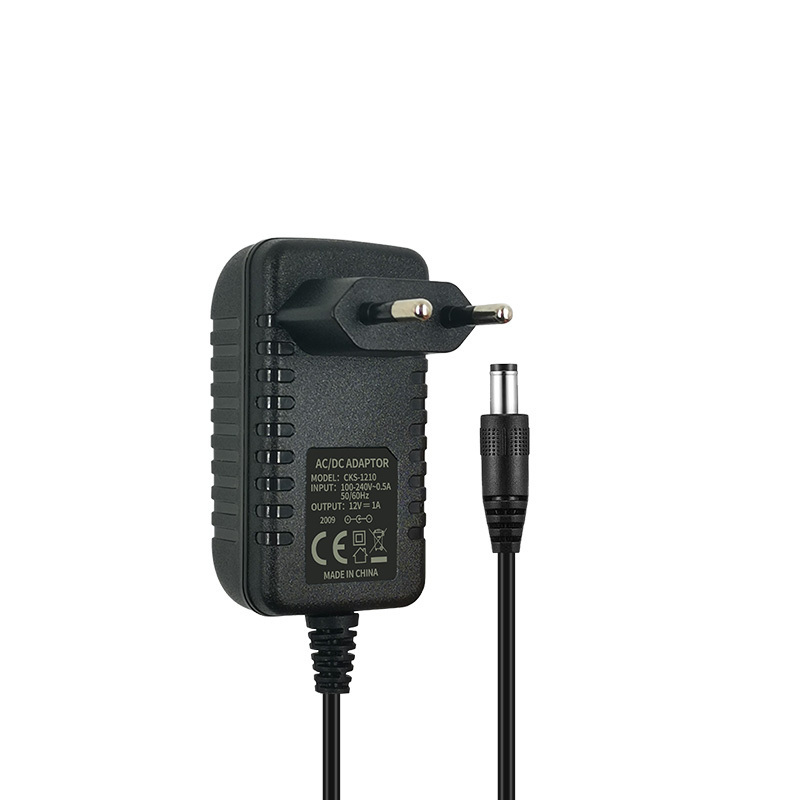 AC 100-240V to DC 12V 1A EU supplies adapt power supply 50/60Hz 220 volt 1m 1.2m 1.5m AC/DC switching power adapter