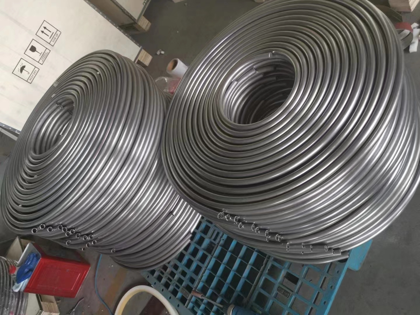 TP304 304l 321 seamless heat exchange annealed soft Stainless Steel cooling  coil tubing for heat exchanger