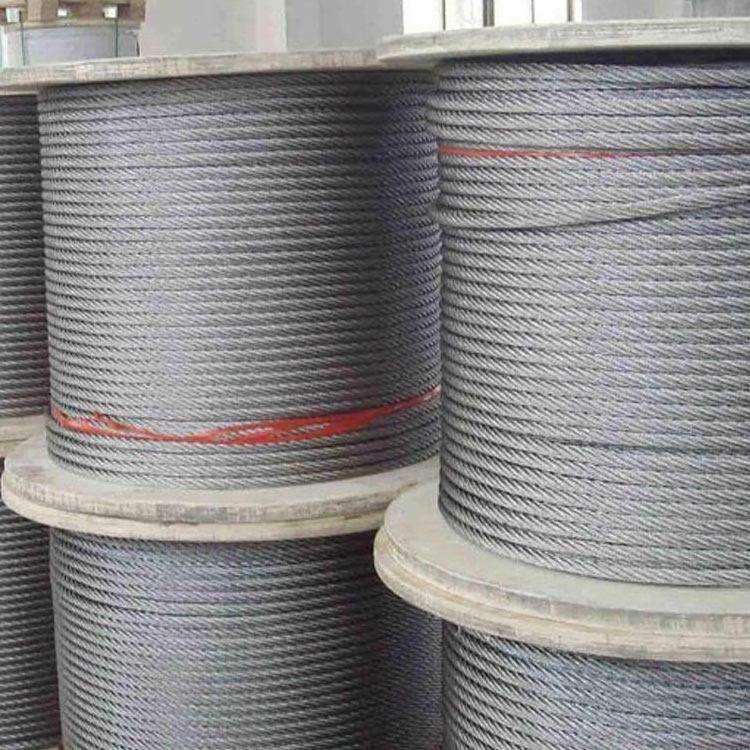 201 304 316   corrosion resistance 7*19 7*7 high tensile 20mm 24mm  stainless steel wire rope