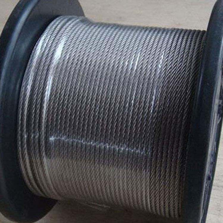 201 304 316   corrosion resistance 7*19 7*7 high tensile 20mm 24mm  stainless steel wire rope