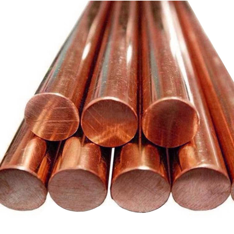 Copper Bars C12200  C18980 C15715 Edge Closing Copper Flat Rod 8mm 99.99% Pure Round Square Copper Busbar Strips Brass Rod Bar