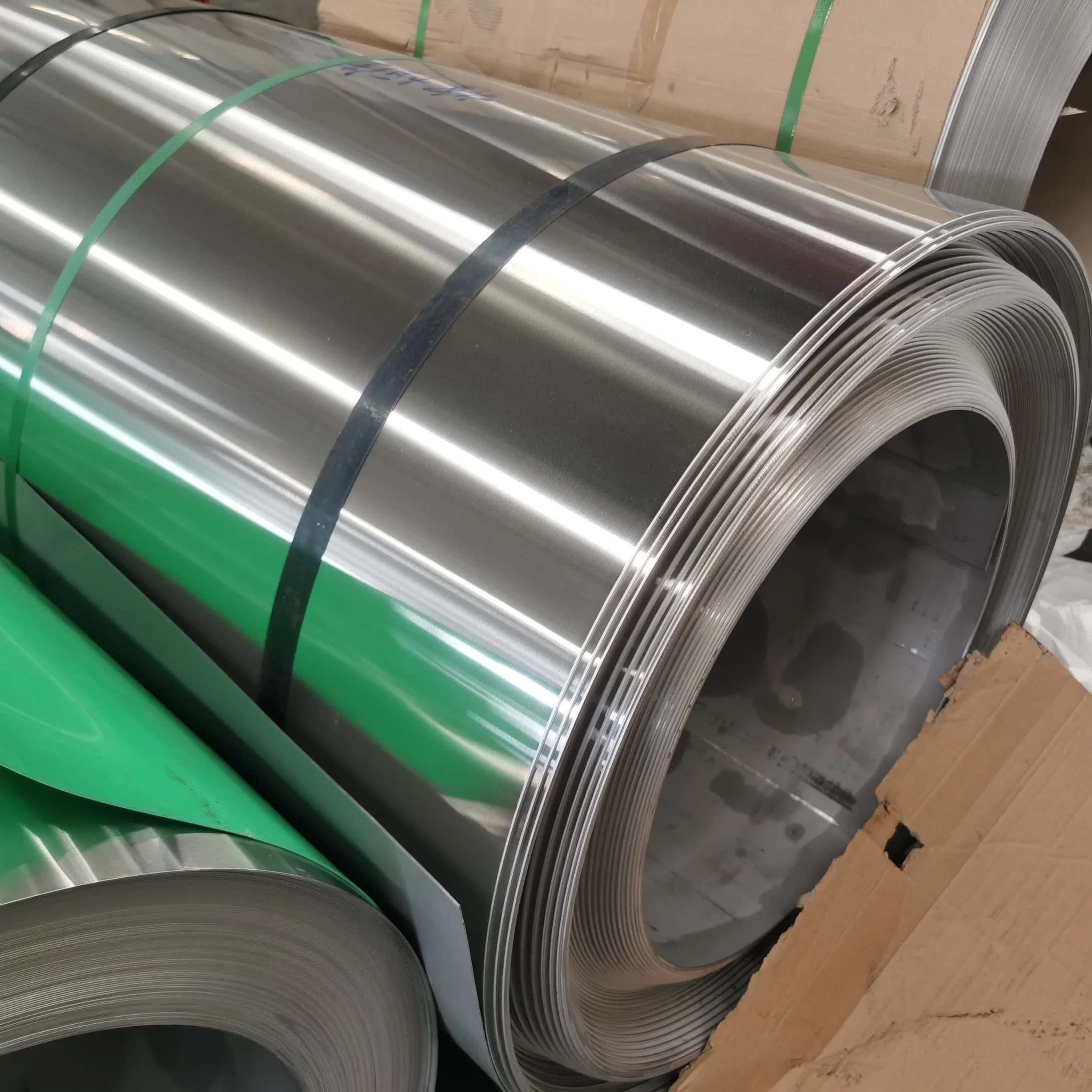 Cold rolled Mirror 2B Stainless Steel Coil Din 1.4305 Ss 201 304 316 316L 409 Stainless Steel Coil / Roll / Strip