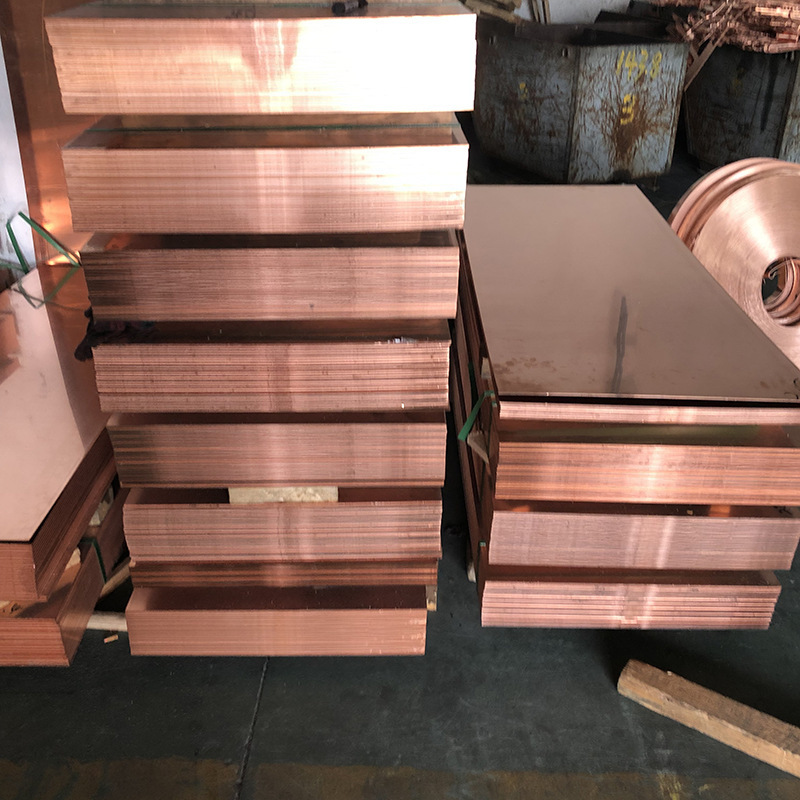 Pure Copper 3mm 5mm 20mm Thickness 99.99% Copper Cathodes T2 4x8 Copper Plate Sheets Supplier