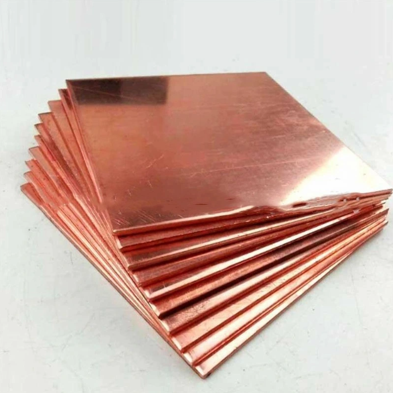 Pure Copper 3mm 5mm 20mm Thickness 99.99% Copper Cathodes T2 4x8 Copper Plate Sheets Supplier