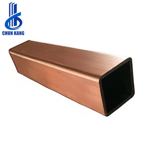 TP1 T2 Silver Copper Square Rectangular Casting CCM Mould Tube Copper Pipe Tube