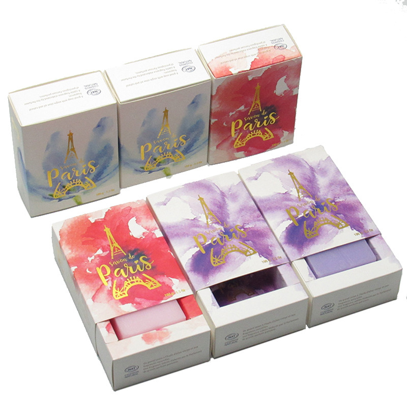 pink soap carton box packaging custom soap packaging cardboard soap box packaging