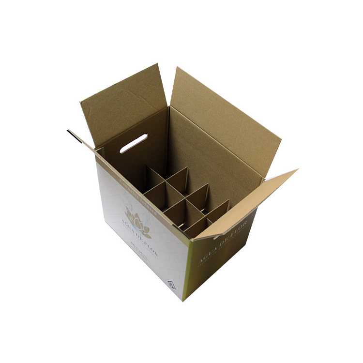 Homeware Biodegradable Paper Packaging carton cardboard box with compartments