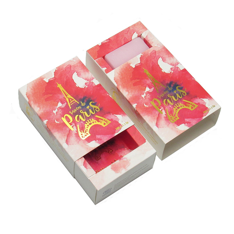 pink soap carton box packaging custom soap packaging cardboard soap box packaging