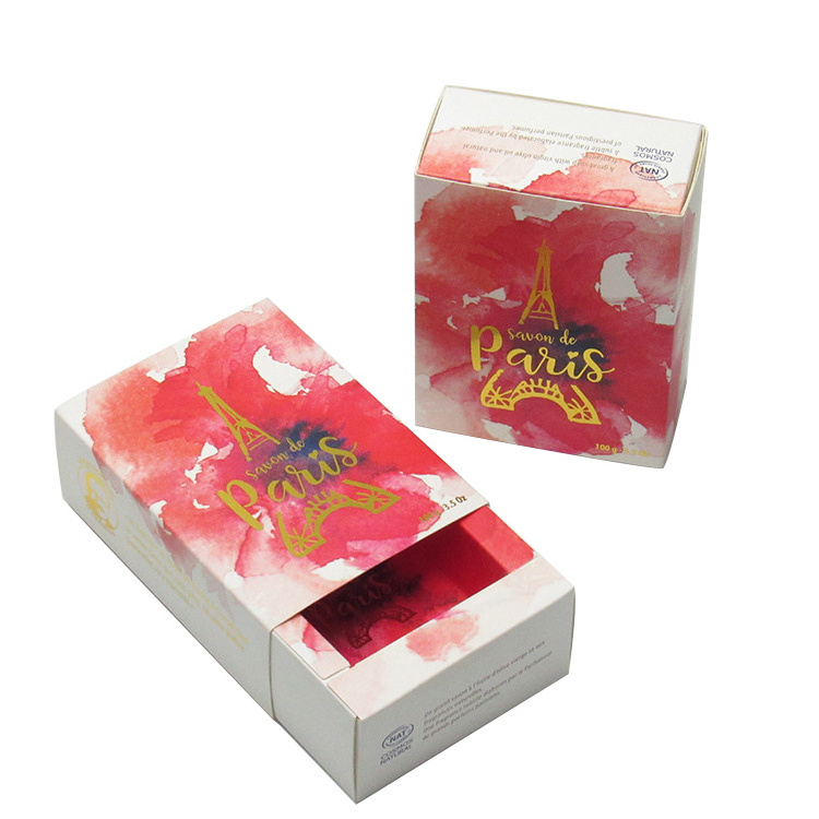 pink soap carton box packaging custom soap packaging cardboard soap box packaging