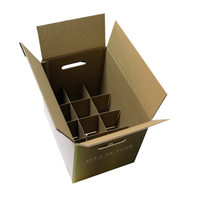 Homeware Biodegradable Paper Packaging carton cardboard box with compartments