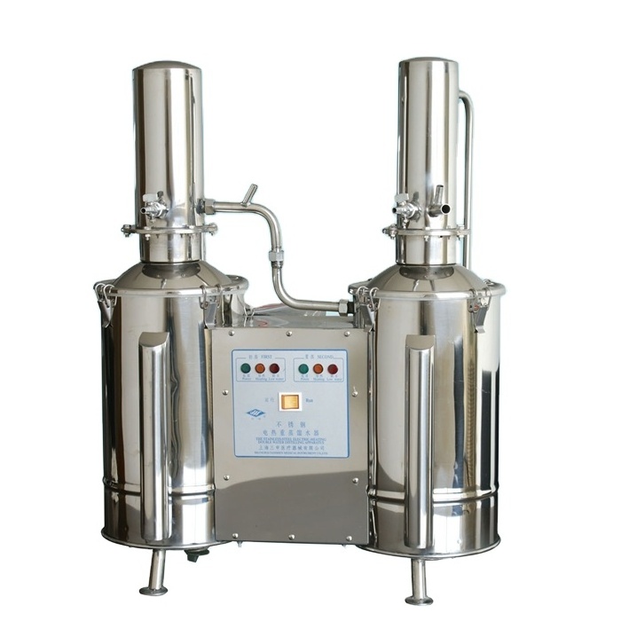 CE Approved Stainless Steel Dual Water Distilling Apparatus Water Distiller