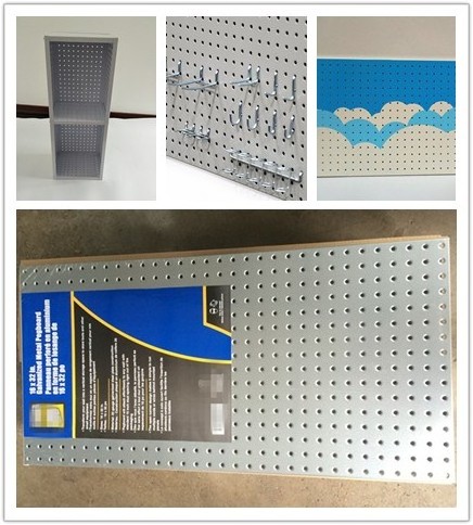 Utility Racks steel peg boards	peg board Pegboard Control Rack Wall Garage Storage Galvanized Steel Horizontal Pegboard