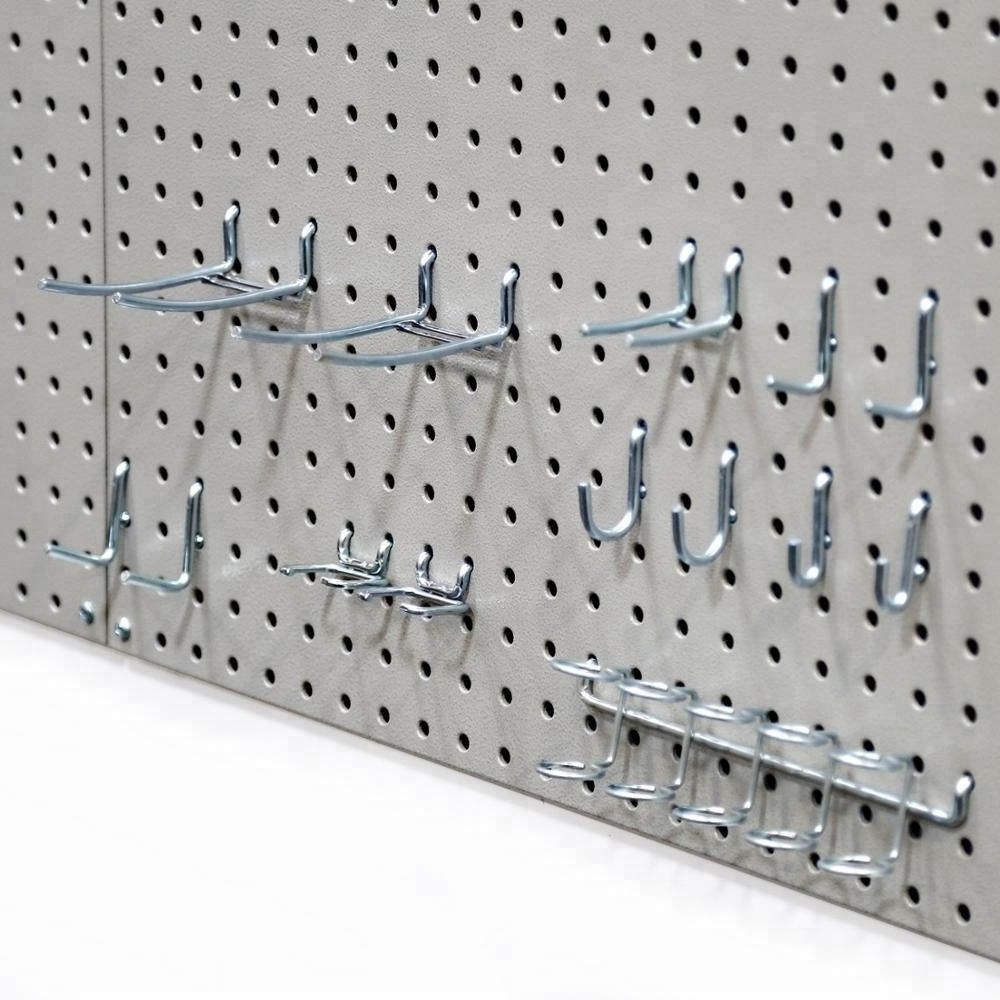 Utility Racks steel peg boards	peg board Pegboard Control Rack Wall Garage Storage Galvanized Steel Horizontal Pegboard