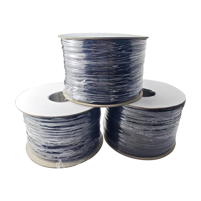 2mm~70mm diameter Insulation PET braided expandable cable sleeve for electric wire