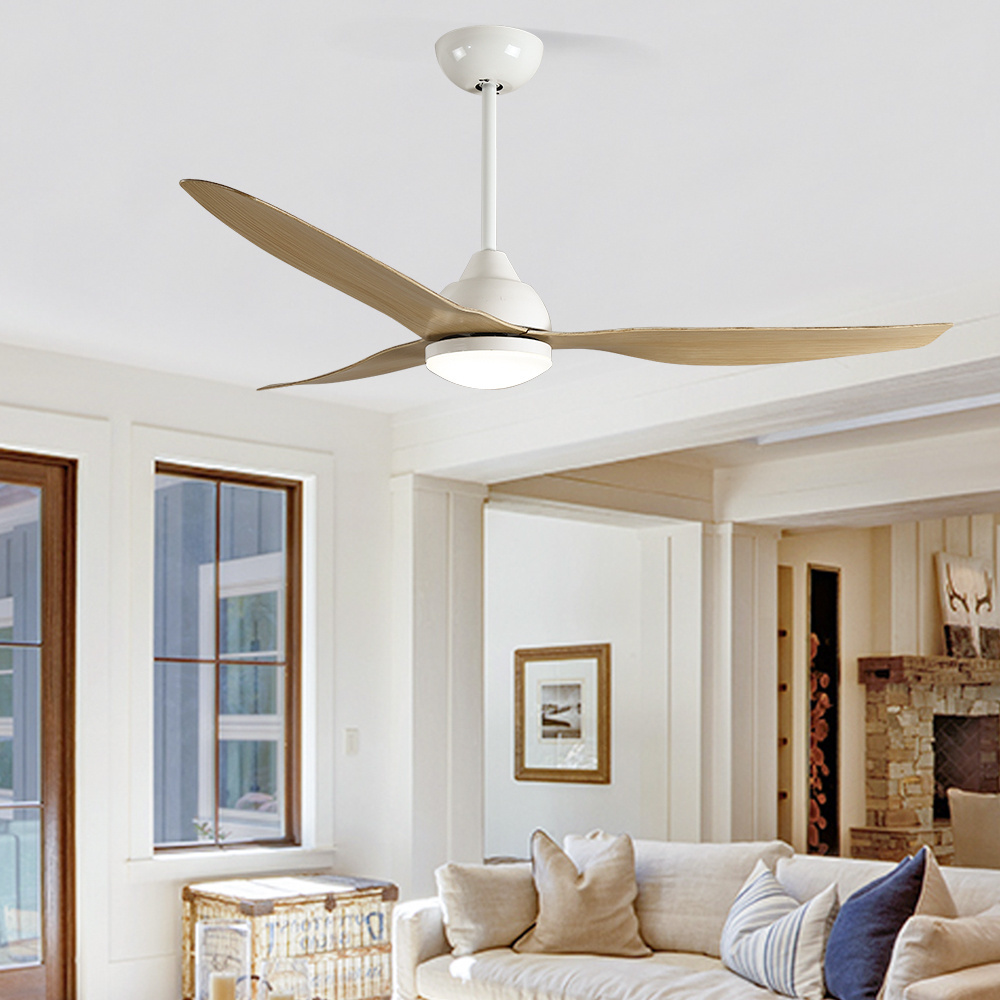 Strong Wind Silent Low Profile Restaurant Smart Dc Ceiling Led Fan Ceiling Fan With Light Remote Control