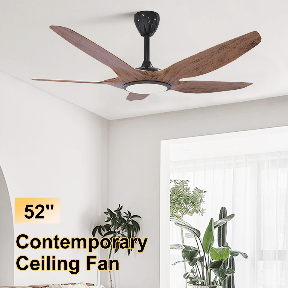 Traditional Hight Speed  Inverter Recessed Farmhouse Ceiling Fan Parts Ceiling Fan With Light And Remote