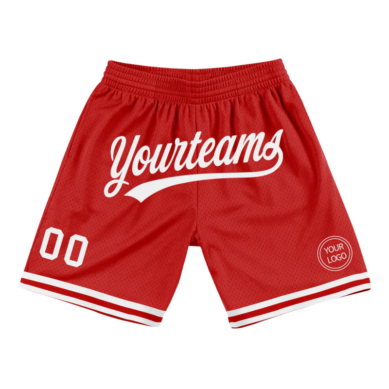 Throwback Basketball Shorts Retro Varsity Fitness Shorts Lifting Men Oversized Bulk Shorts With Logo For Men