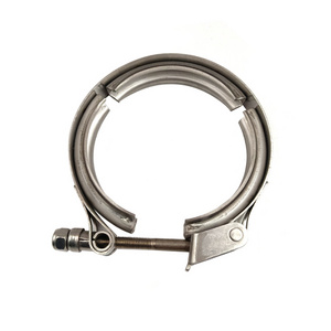 V-band Clamp Interlocking flanges 3" Deluxe quick release 304 Stainless Steel clamps