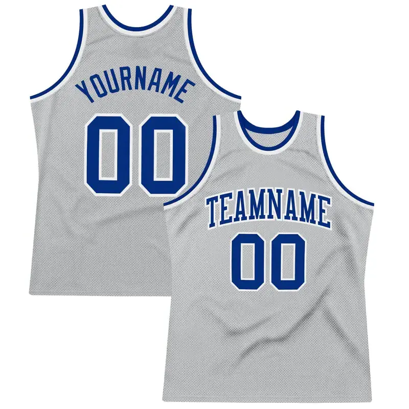 Custom Stylish High-quality Casual Man Basketball Wear Color Gray International Basketball Jerseys