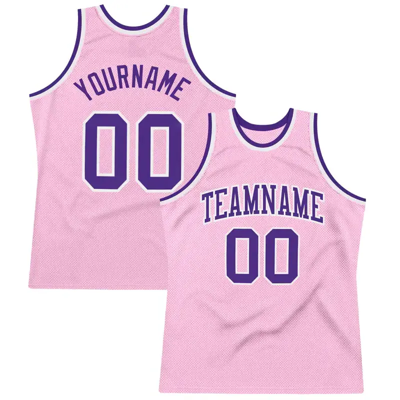 MOQ 10 pieces Basketball Jersey Germany Custom Team Breathable Basketball Jersey Design Color Pink