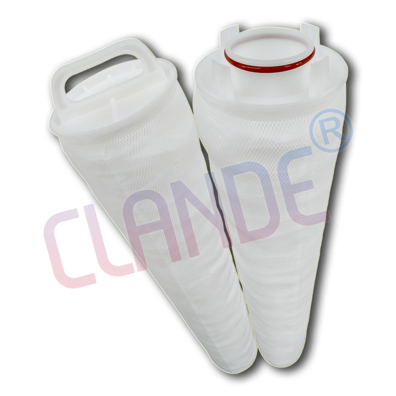 Industrial 40 Inch High Flow Filter Element Replace 3M Cuno 740B XFLO-M Series High Flow Pleated Filter Cartridge For Ro System