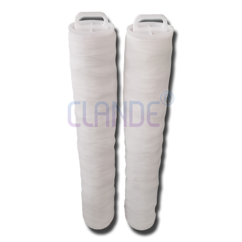 Industrial 40 Inch High Flow Filter Element Replace 3M Cuno 740B XFLO-M Series High Flow Pleated Filter Cartridge For Ro System