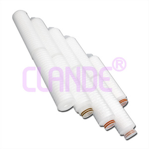 Supply 0.1 Micron Hydrophobic PVDF Pleated Membrane Filter Cartridge For Bubble Diffuser