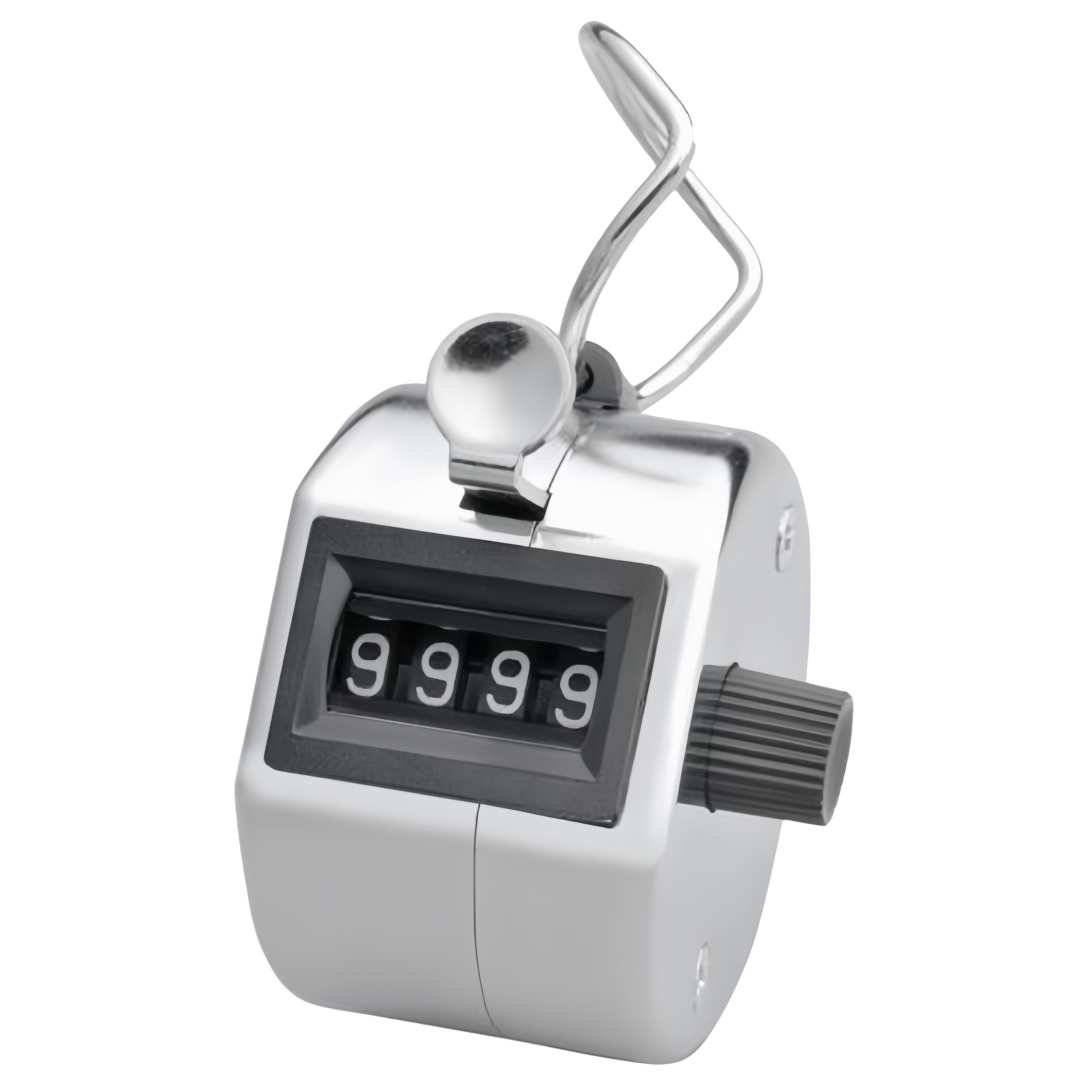 Adjustable Portable Handheld Mechanical 4 Digital Hand Finger Manual Counting Timer 0-99999 Hand Tally Counter With Reset Button