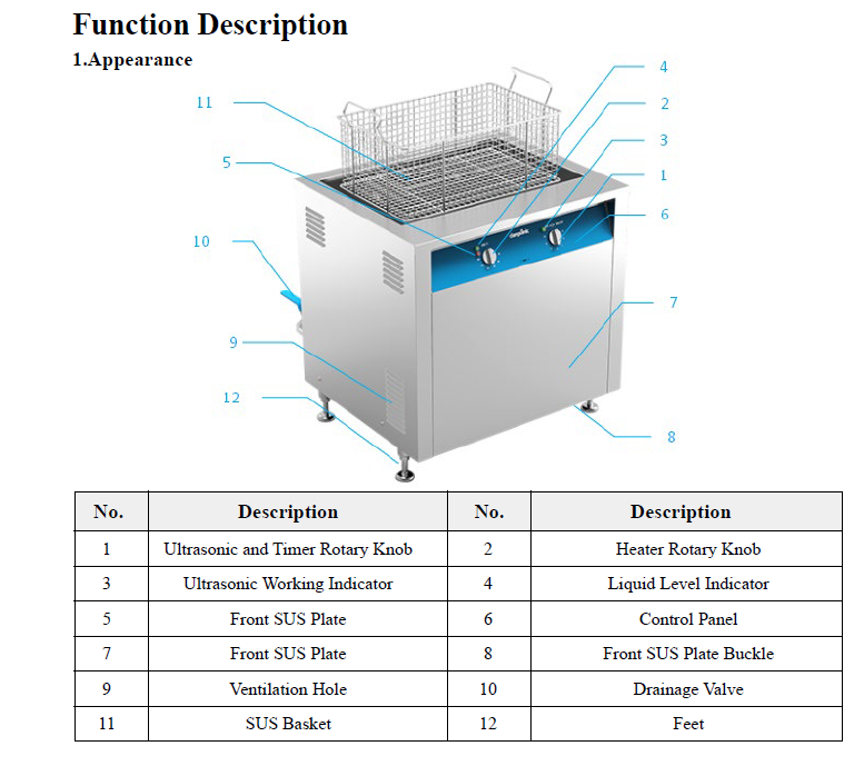 Hot Sale 50l Ultrasonic Saw Blade Cleaning Machine Timing Function Heater Industrial Ultrasonic Cleaner