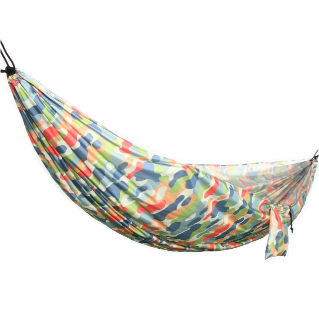 Travel Lightweight Polyester Photo Printing Camping Single Hanging Hammock Swing Chair