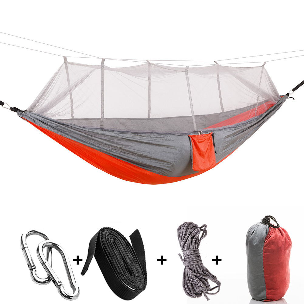 Factory Outlet Nylon Outdoor Hammock Camping Baby Hammock Bug Net With Mosquito Netting