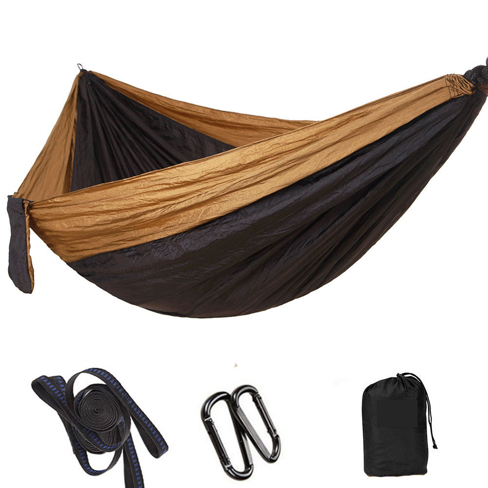 Outdoor Activity Nylon Solid Color Customized Foldable Camping Hammock Flat 2020