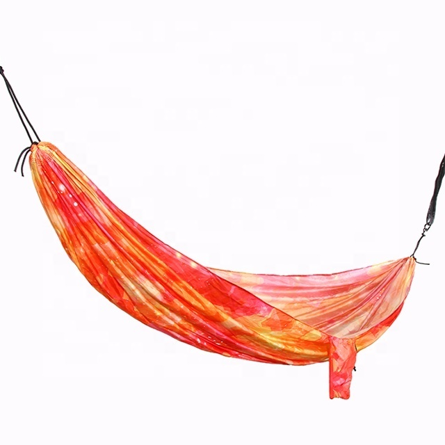 Fast Delivery Customized Pattern Printing Light Weight Single Camping Hammock Hanging Chair Tent