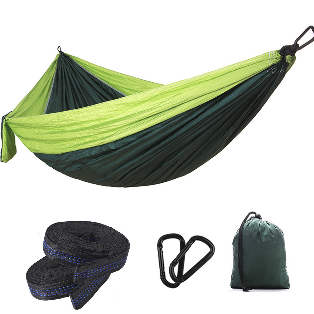 Outdoor Activity Nylon Solid Color Customized Foldable Camping Hammock Flat 2020