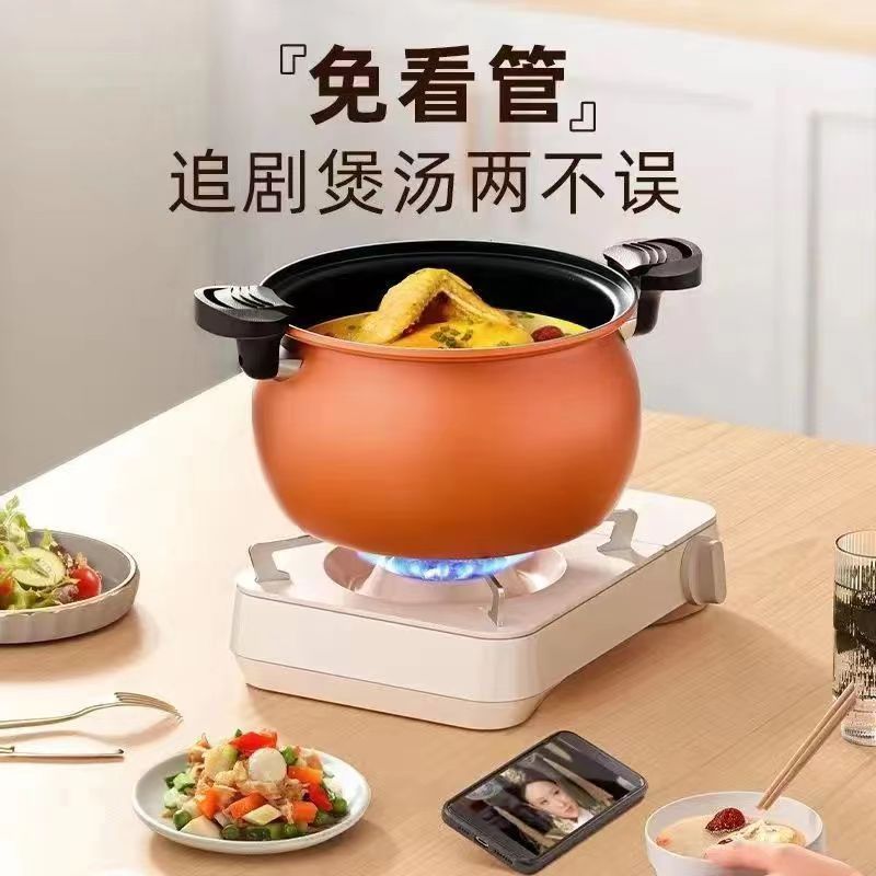 High Quality Large Capacity Cast Iron Chicken Slow Cooker Non Stick Pot Universal The Micro Pressure Cooker