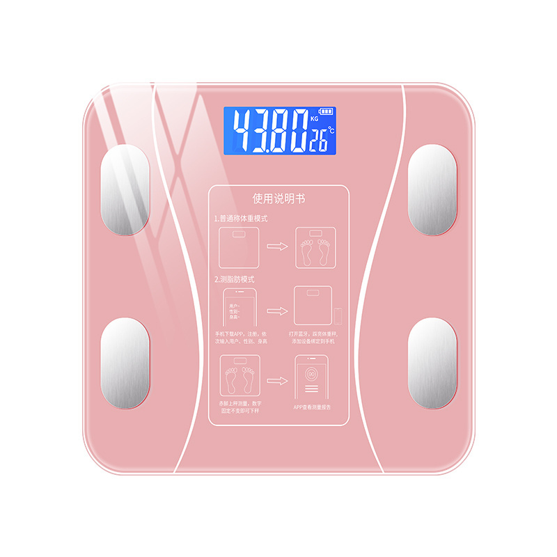 New Arrival 180kg Smart bluetooth BMI Function Digital Body Fat Electronic Bathroom Scale