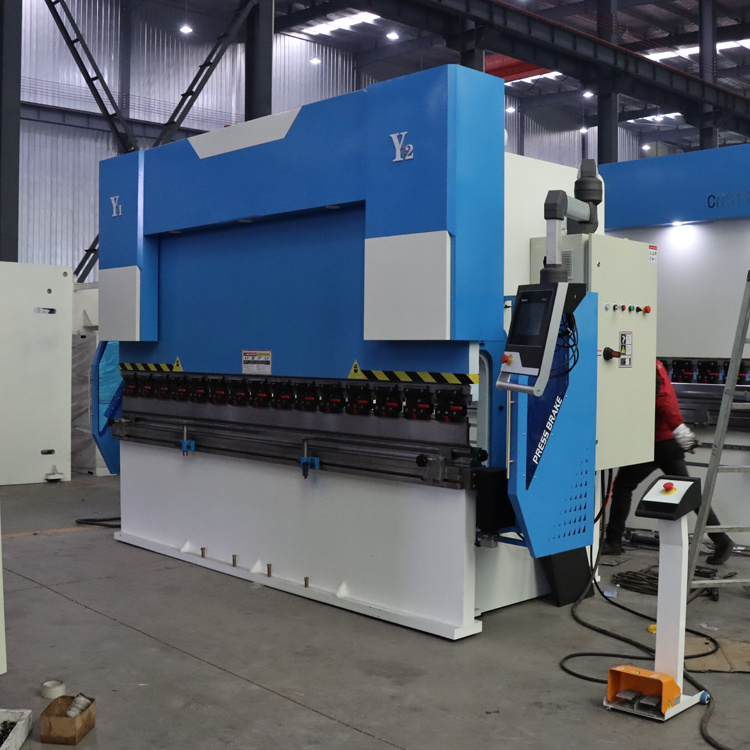 Electric hydraulic sheet 4 axis CNC delem press brake 63T metal bending machine 3d servo cnc hydraulic press brake manufacturer