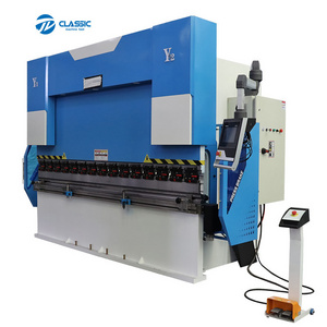 Electric hydraulic sheet 4 axis CNC delem press brake 63T metal bending machine 3d servo cnc hydraulic press brake manufacturer