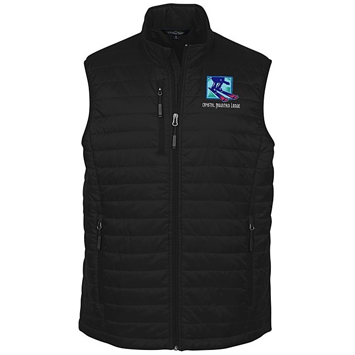 Custom Embroidery Logo Work Wear Company Uniform Puffer Jacket Winter Outwear Waterproof Padded Down Puffer Jacket Vest