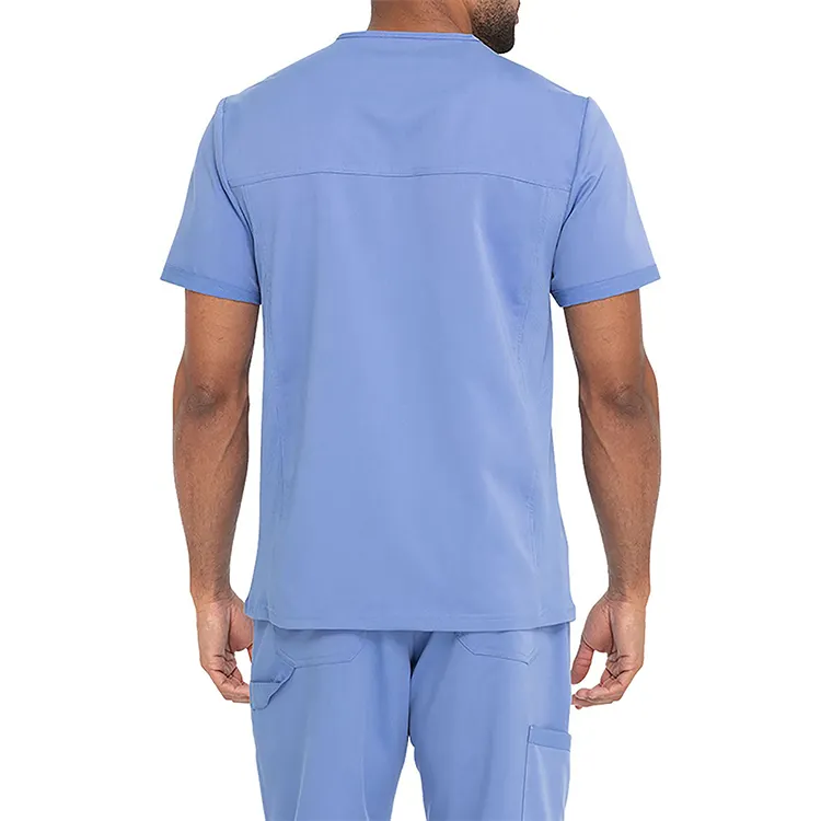 Dental Clinic Nursing Uniform Set Custom Woven Label Medical Scrubs Doctors Surgical Clothes Hospital Uniforms