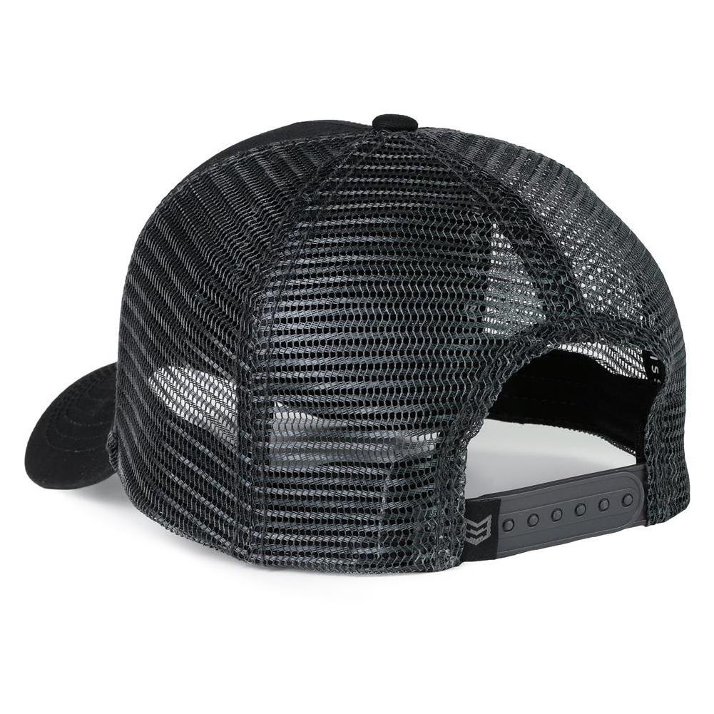 Security Guard Baseball Cap With Embroidery Patch Logo 100% Cotton Twill Mesh Black Event Staff Tactical Hat