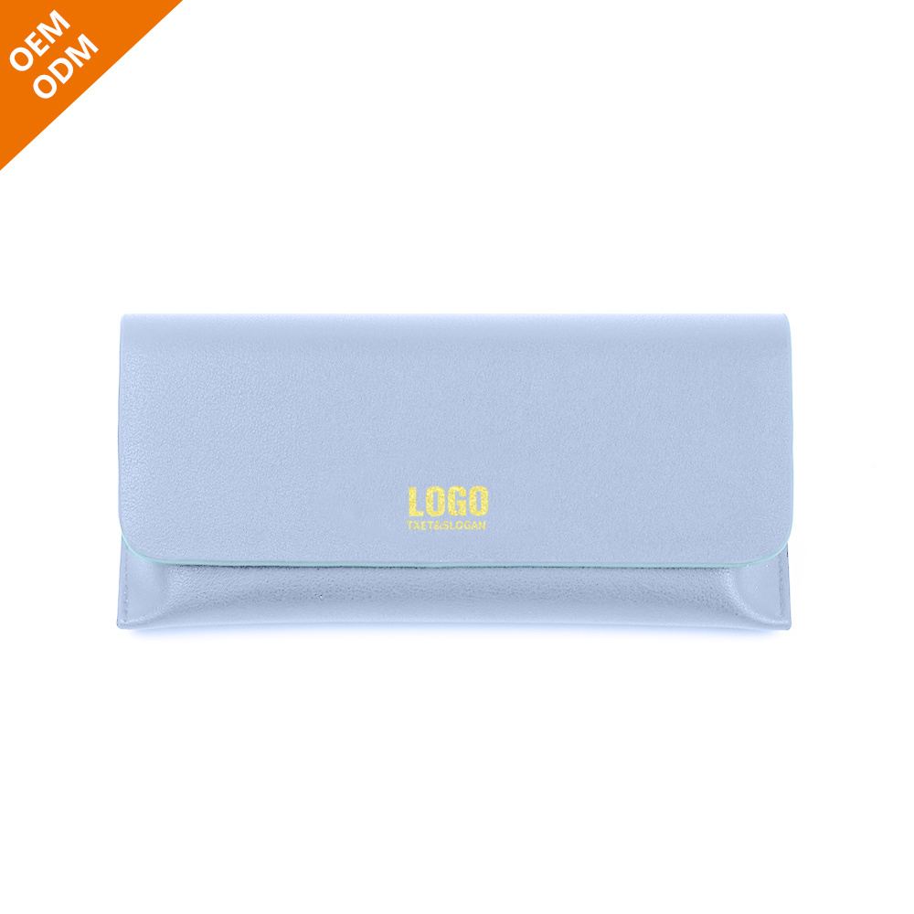 Wholesale Custom LOGO Leather Sunglass Case glasses case box Optical Sunglasses Case