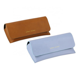 Wholesale Custom LOGO Leather Sunglass Case glasses case box Optical Sunglasses Case