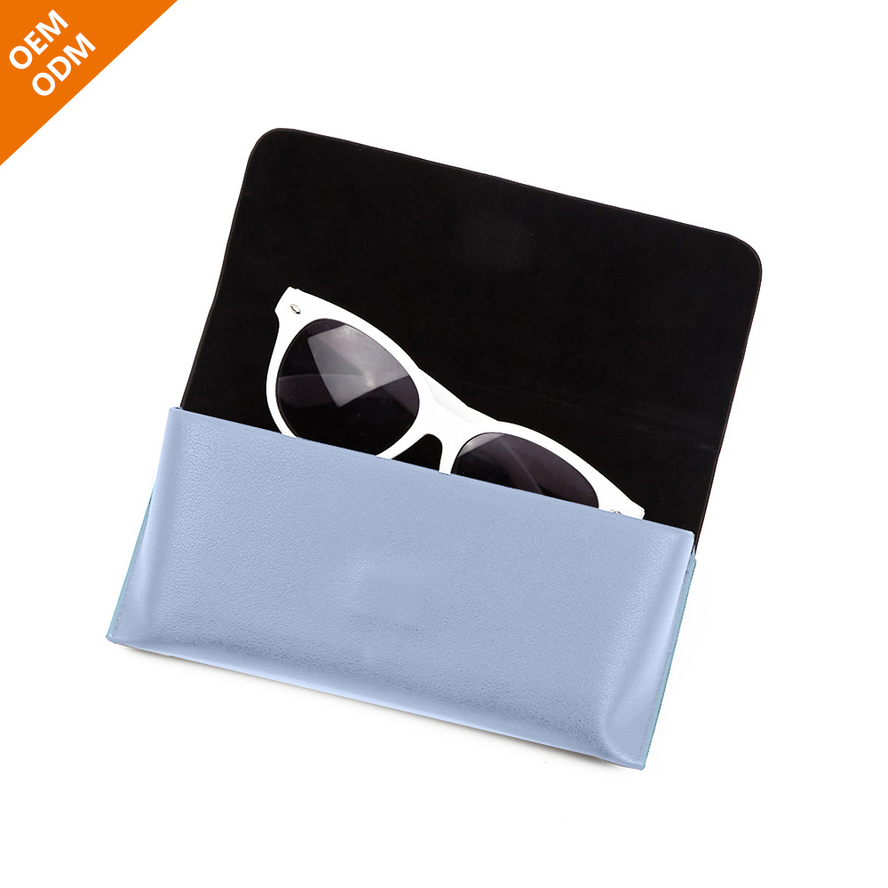 Wholesale Custom LOGO Leather Sunglass Case glasses case box Optical Sunglasses Case