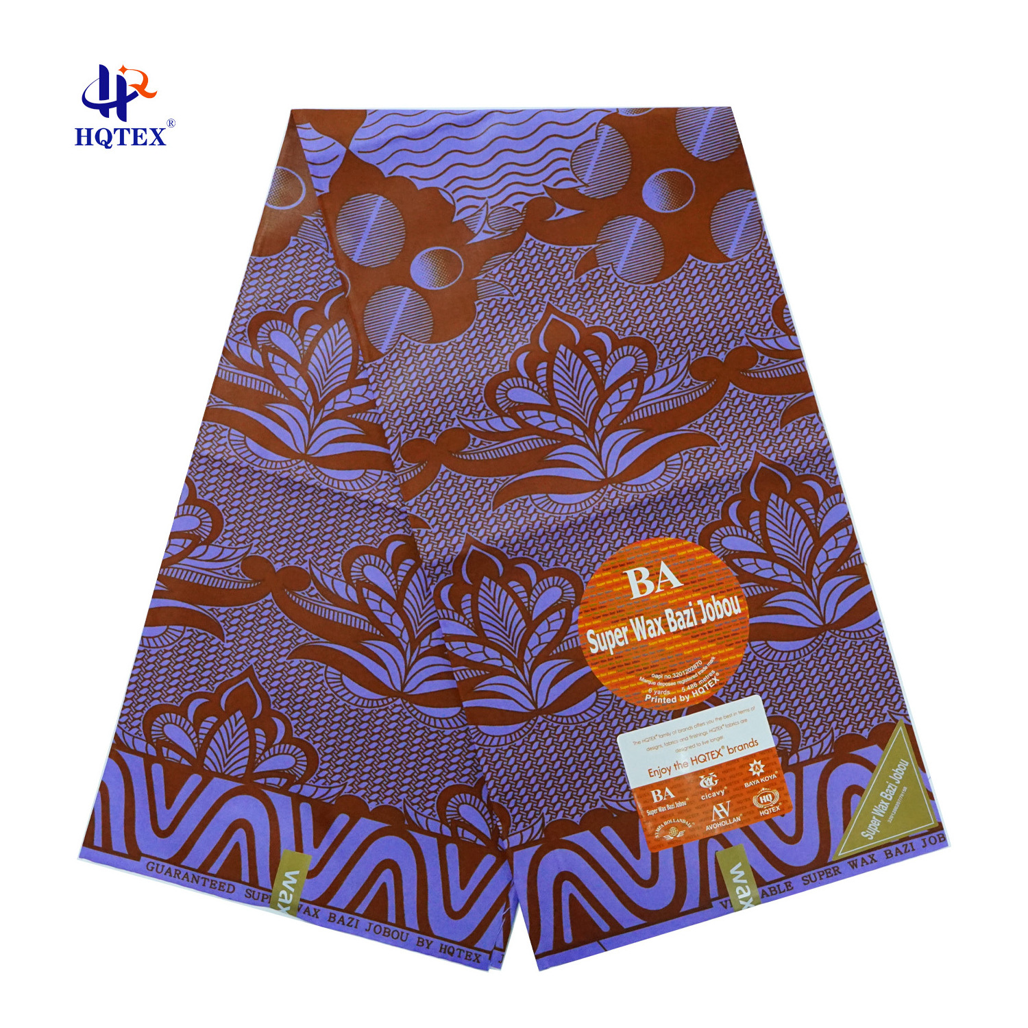 Hot Selling Textile Plain Cloth Veritable Polyester African Wax Prints Cotton Fabric