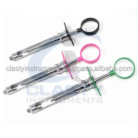 3 DENTAL ANESTHETIC SYRINGE SELF ASPIRATING CARTRIDGE SYRINGE1.8 ML  STAINLESS